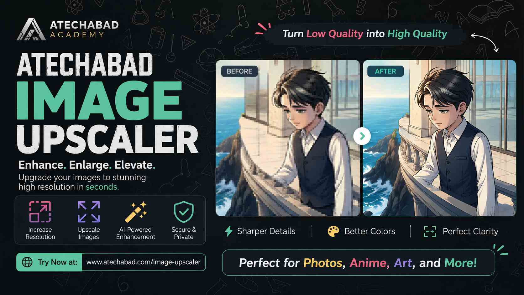 ✨ AI Image Upscaler: Turn Blurry Photos Into Crystal Clear Masterpieces ?