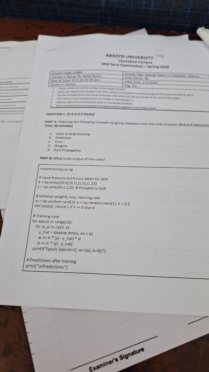 Special Topics In Computer Science CS494