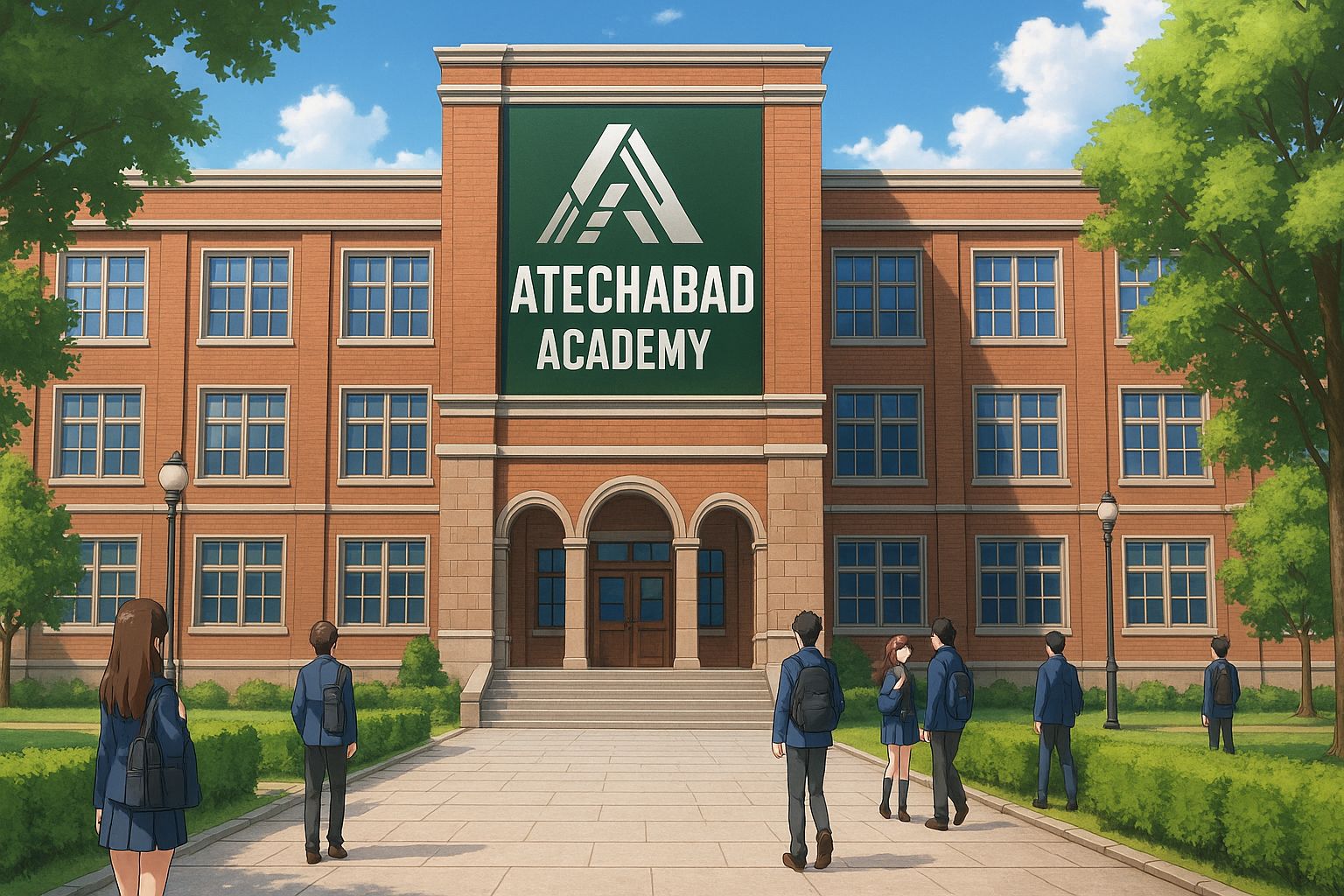 University students at Atechabad Academy